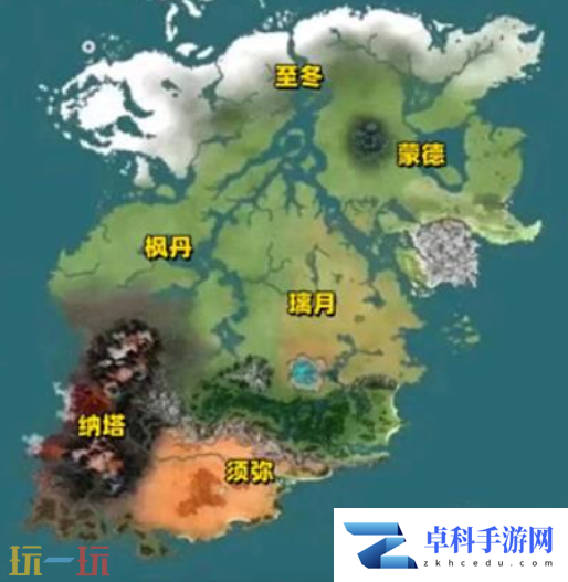 原神七国地图是怎么样的 七国地图全貌介绍
