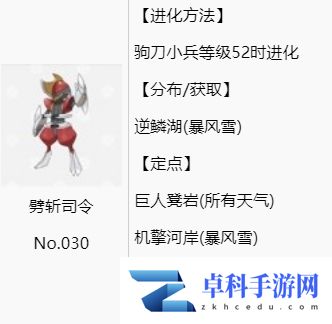 宝可梦剑盾铠之孤岛劈斩司令进化方法是什么