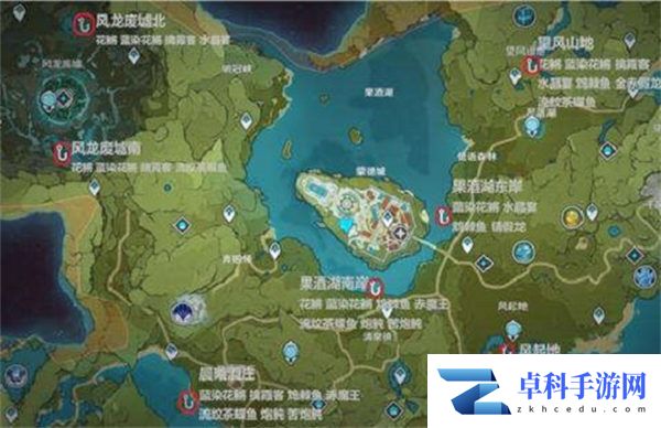 原神蒙德钓鱼点在哪里