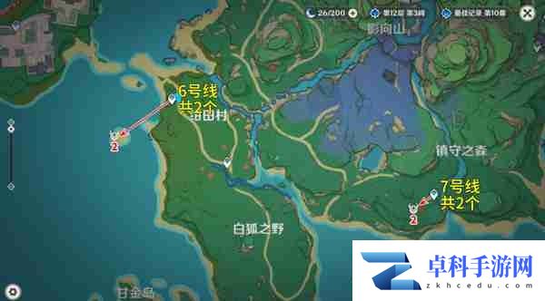 《原神》丘丘萨满收集汇总 丘丘萨满分布图及速刷路线